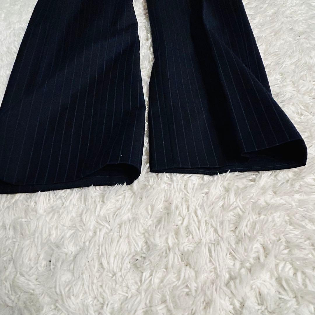 【美品】BEAMS F ビームスエフ セットアップ ストライプ ネイビー M