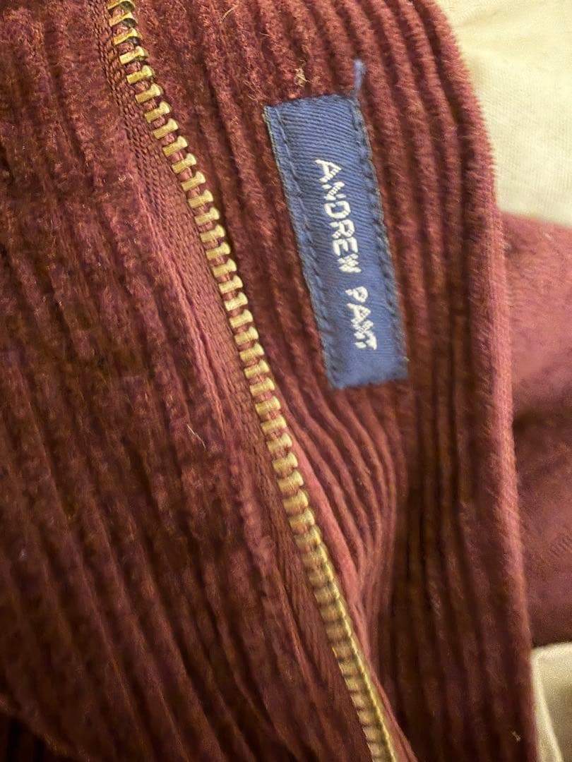 希少カラー 90s ポロ ラルフローレン ANDREW 太畝コーデュロイ パンツ