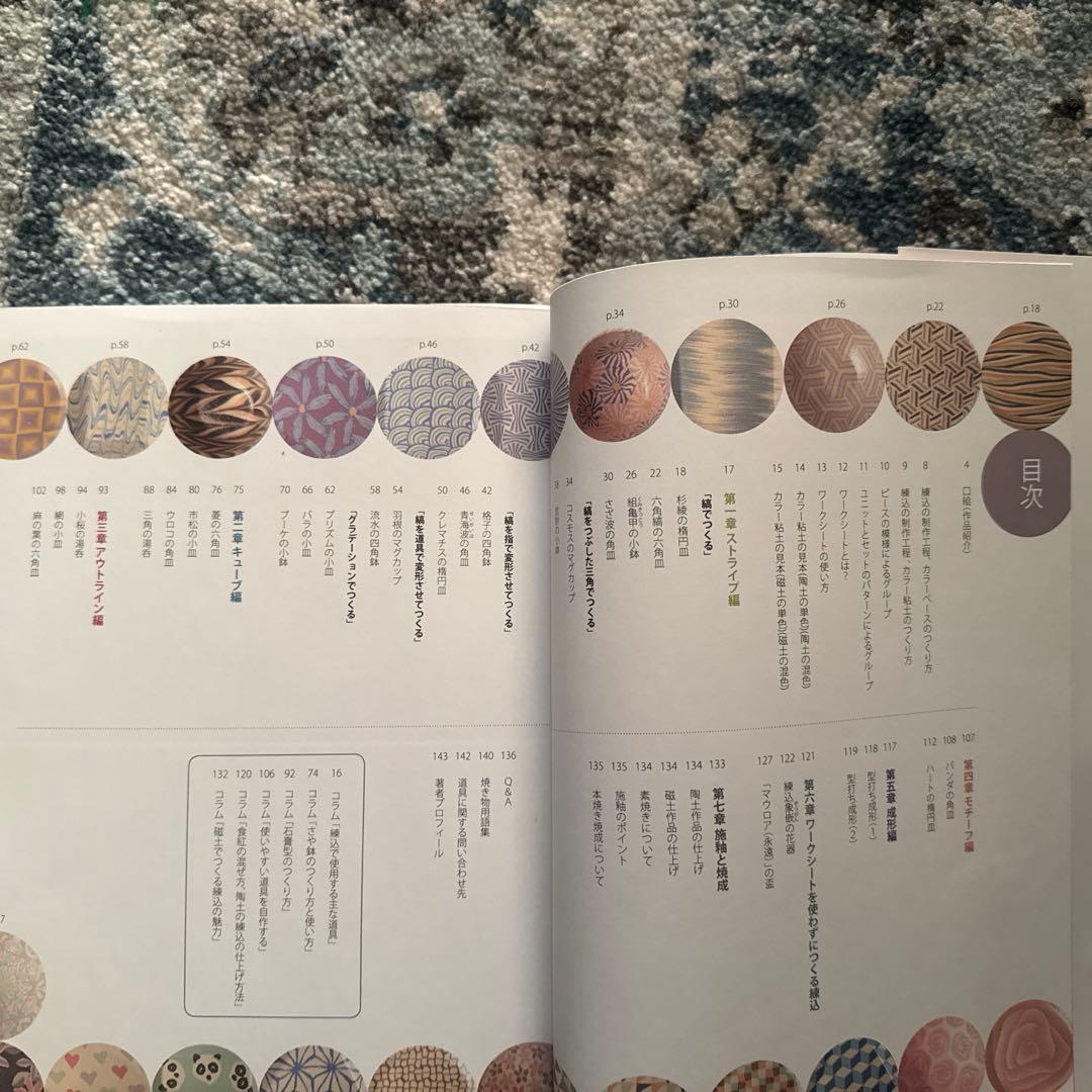 陶芸・練込模様25種でつくる器 : ワークシート付きで完成度アップ!