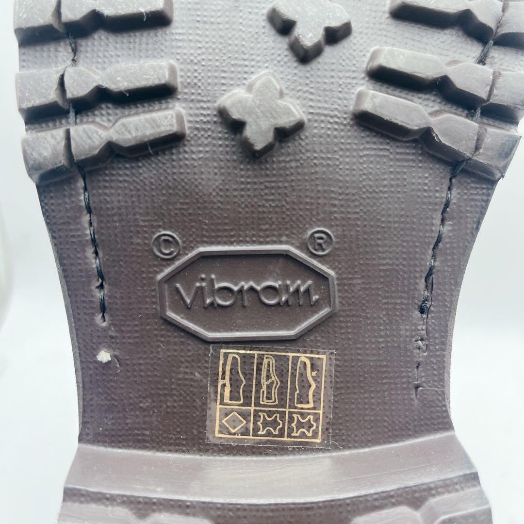 美品✨希少❗️ブッテロ エンジニアブーツ ベルト ビブラムソール ブラウン 40