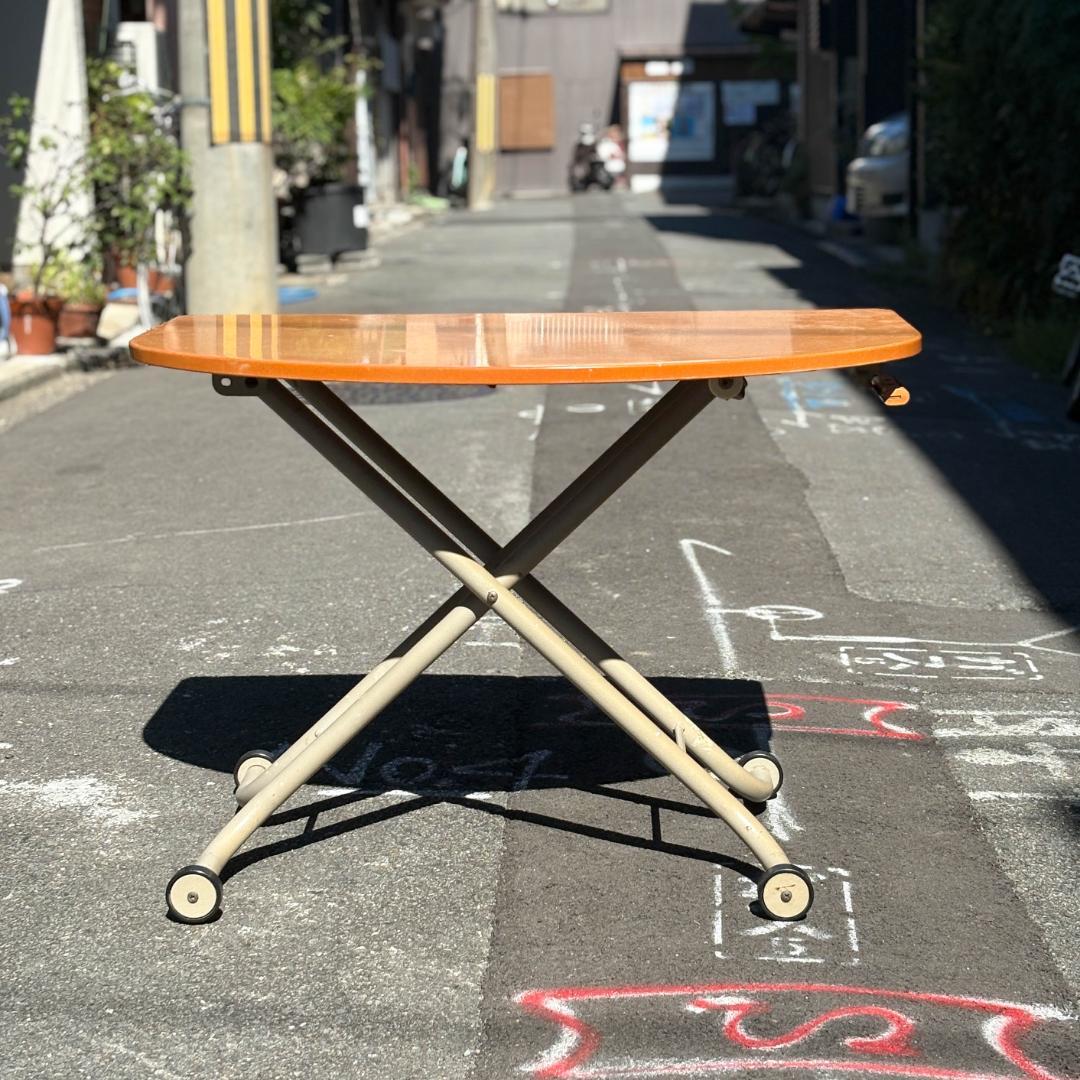 昇降テーブル　ポストモダン　レトロ