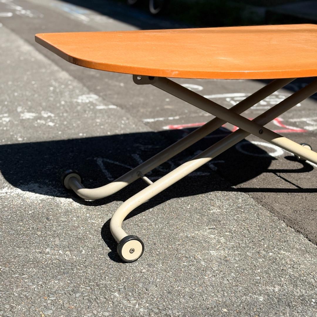 昇降テーブル　ポストモダン　レトロ