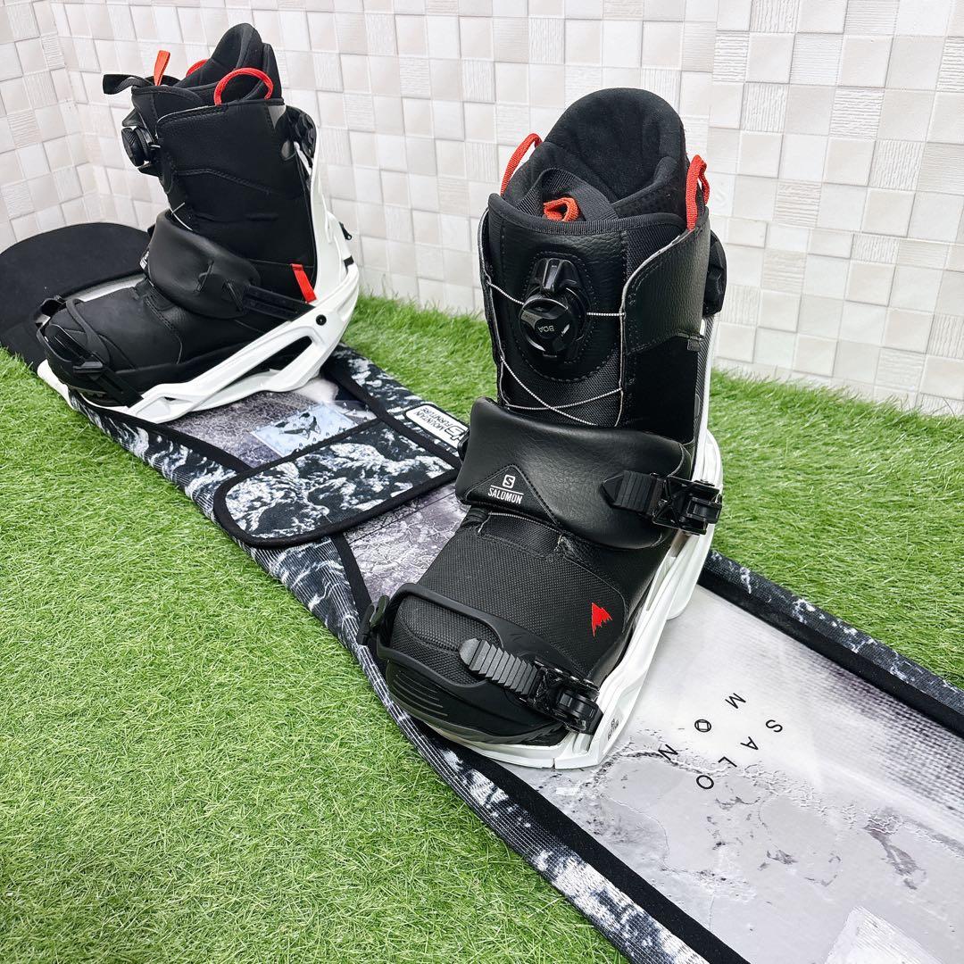 メンズ スノーボード 3点セット SALOMON FRONTIER 157cm