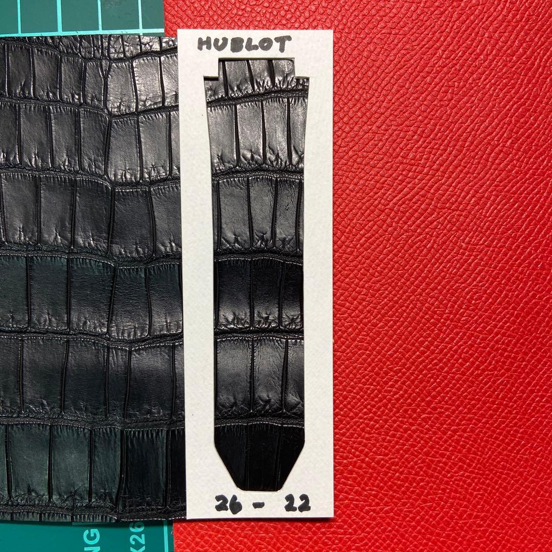 ウッディー　HUBLOT専用ベルト・オーダー製作