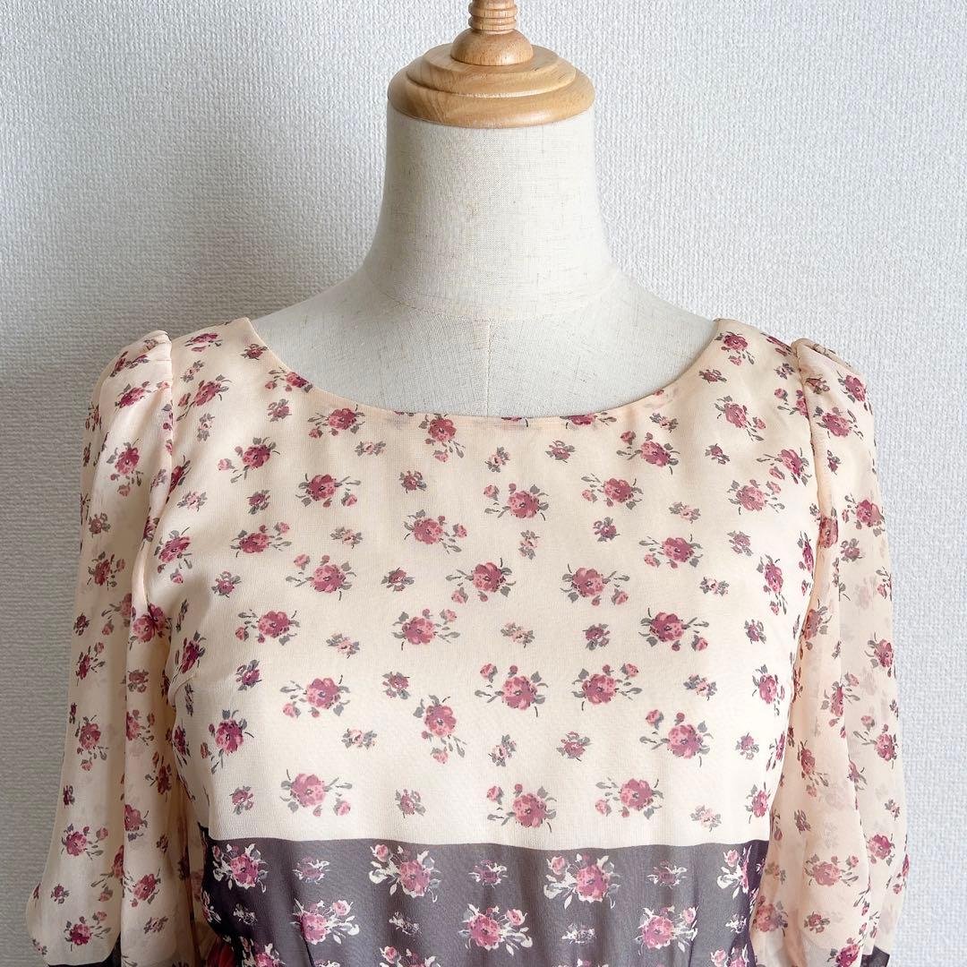 ジルスチュアート JILL STUART ワンピース 花柄 総柄 日本製 2