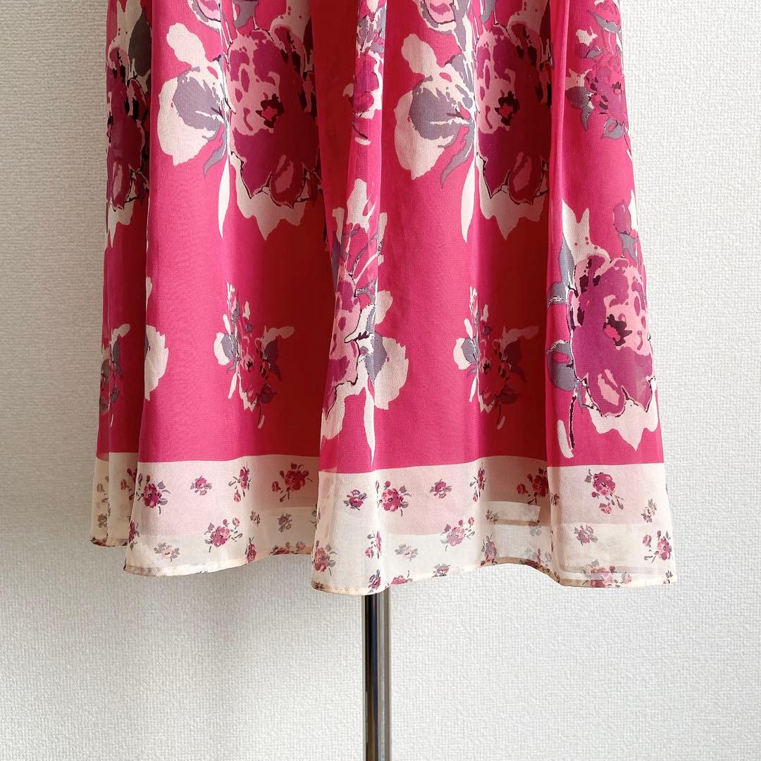 ジルスチュアート JILL STUART ワンピース 花柄 総柄 日本製 2