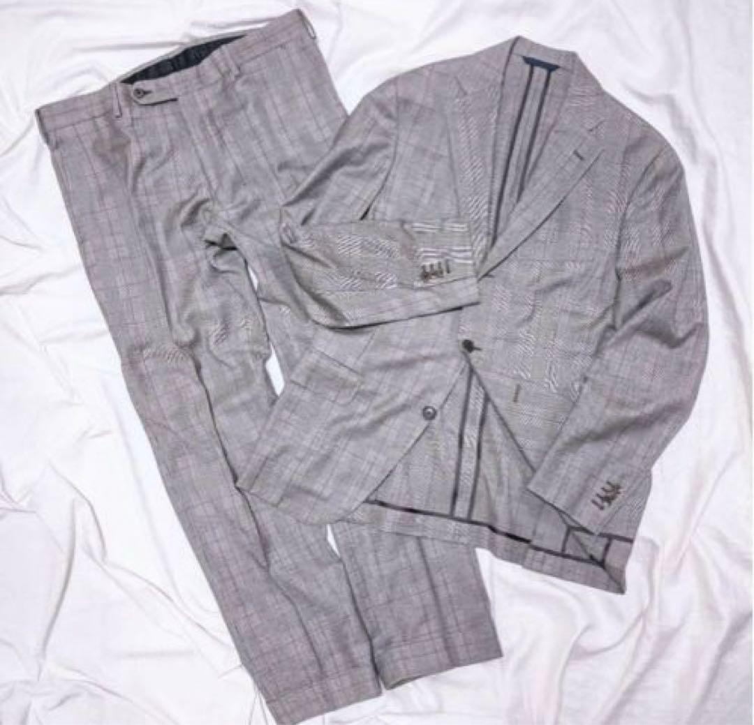 ベルベストBelvest スーツ48 brioni kiton タリアトーレ