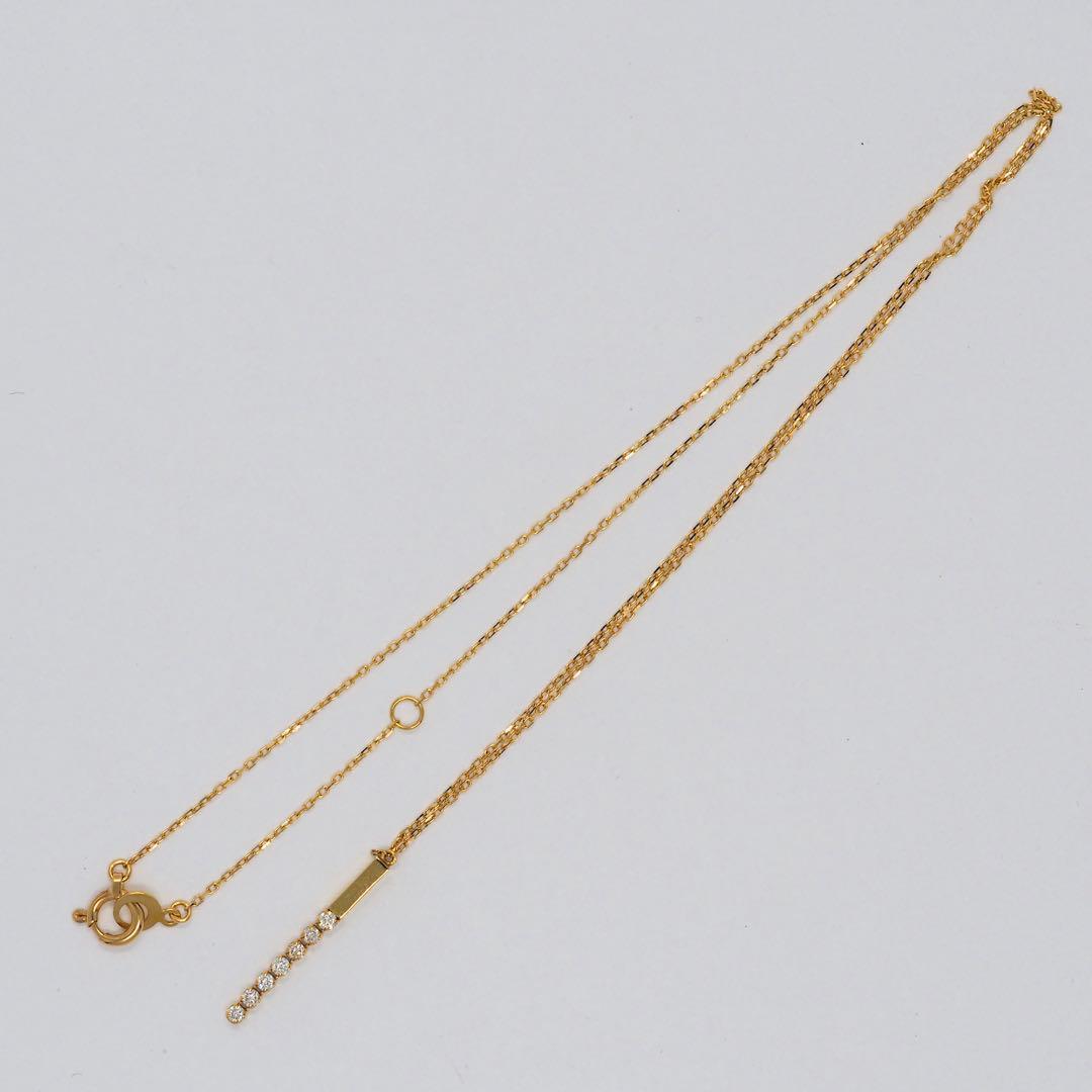 【AHKAH】シャンデリアライン ネックレス