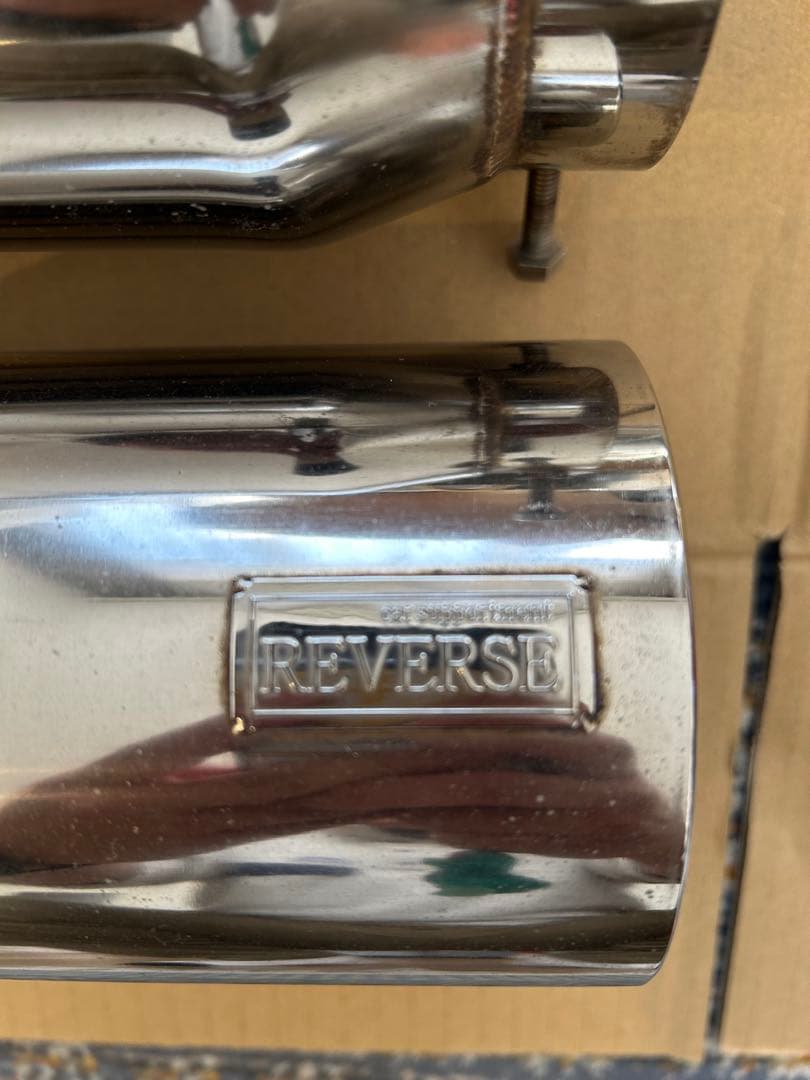 RX-8 REVERSE マフラーカッター 左右セット