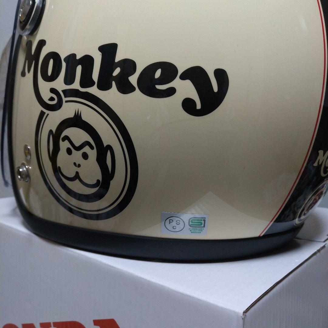 Honda Monkey ヘルメット JC-1C アイボリー×ブラック Mサイズ