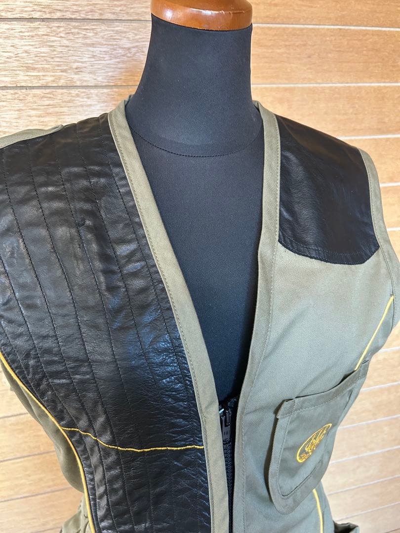 BERETTA ベレッタ レザー シューティング ベスト 38 クレー射撃