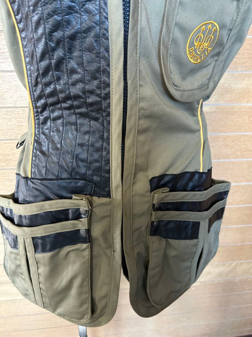 BERETTA ベレッタ レザー シューティング ベスト 38 クレー射撃