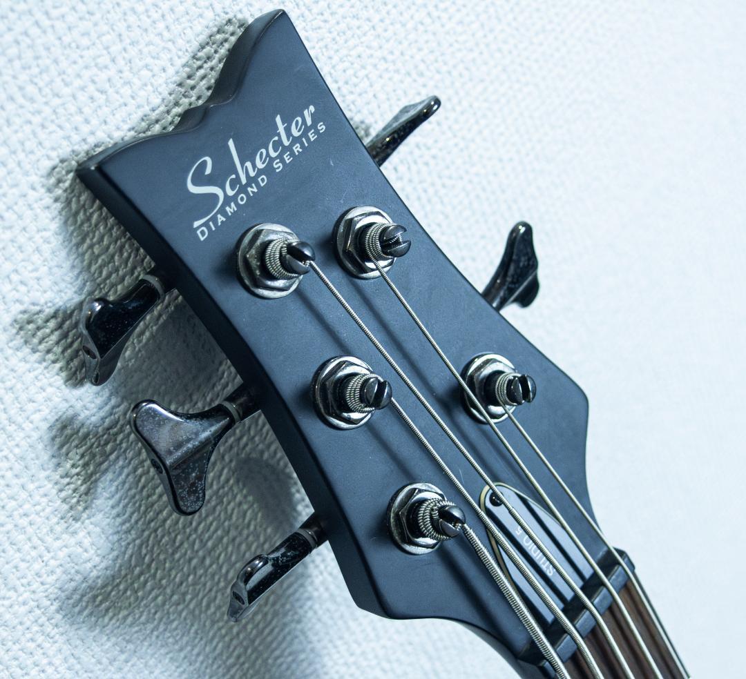 SCHECTER STILETTO STUDIO5 アクティブPU 5弦ベース