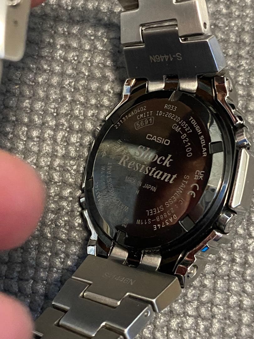 寿福亭恩楽4/4まで G-SHOCK カシオGM-B2100PC-1AJF