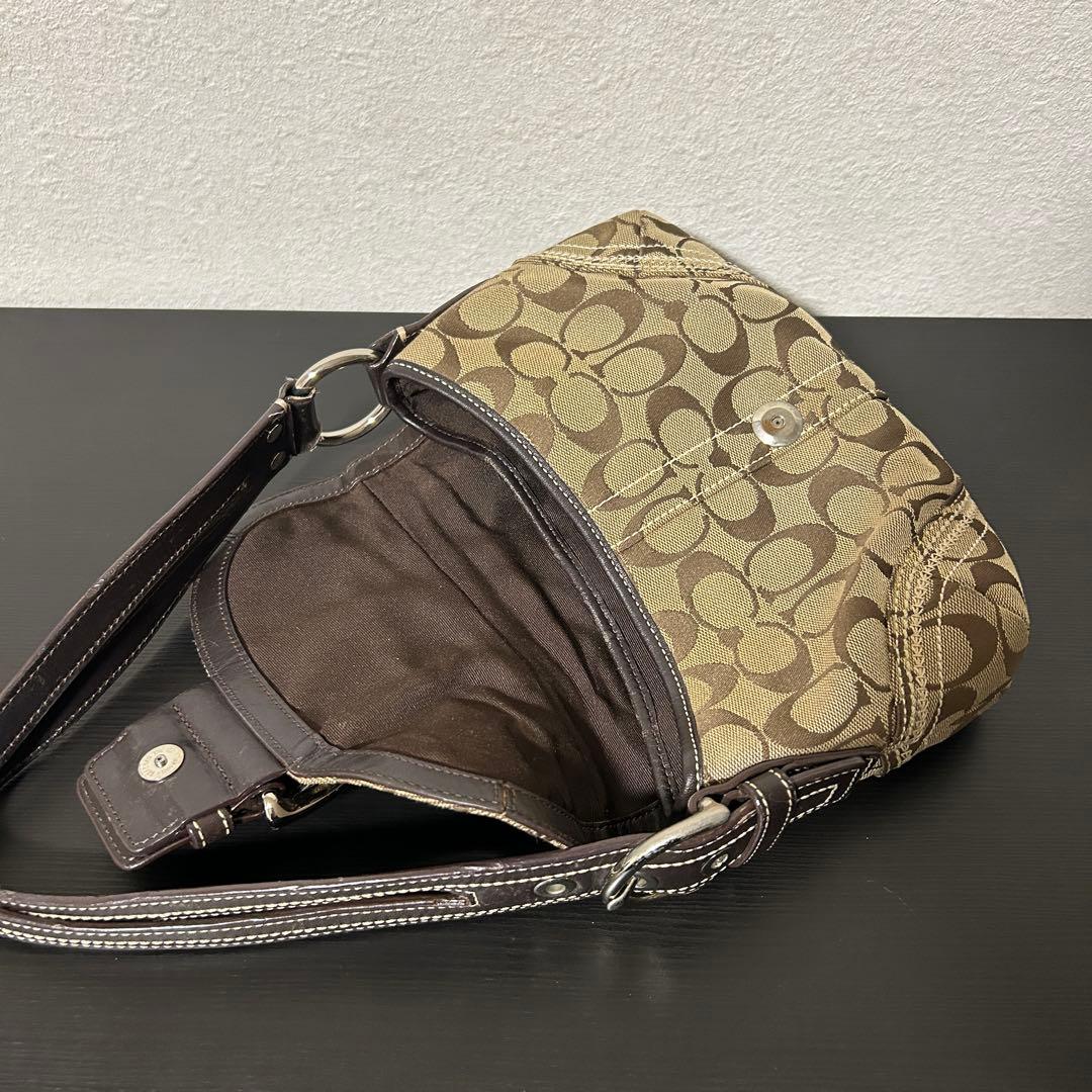 極美 COACH コーチ シグネチャー ソーホー ワンショルダーバッグ