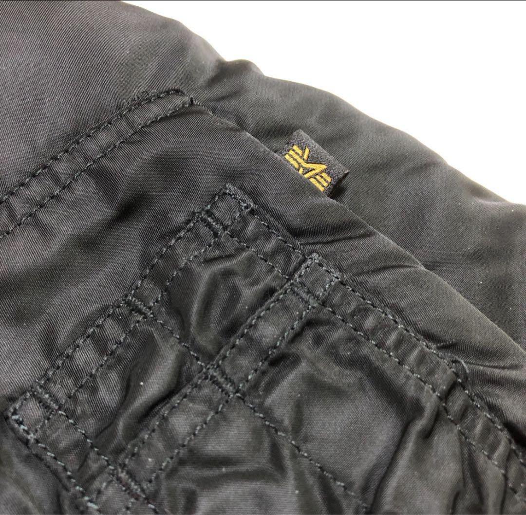 ALPHA アルファインダストリーズ MA-1 フライトジャケット Lサイズ 黒