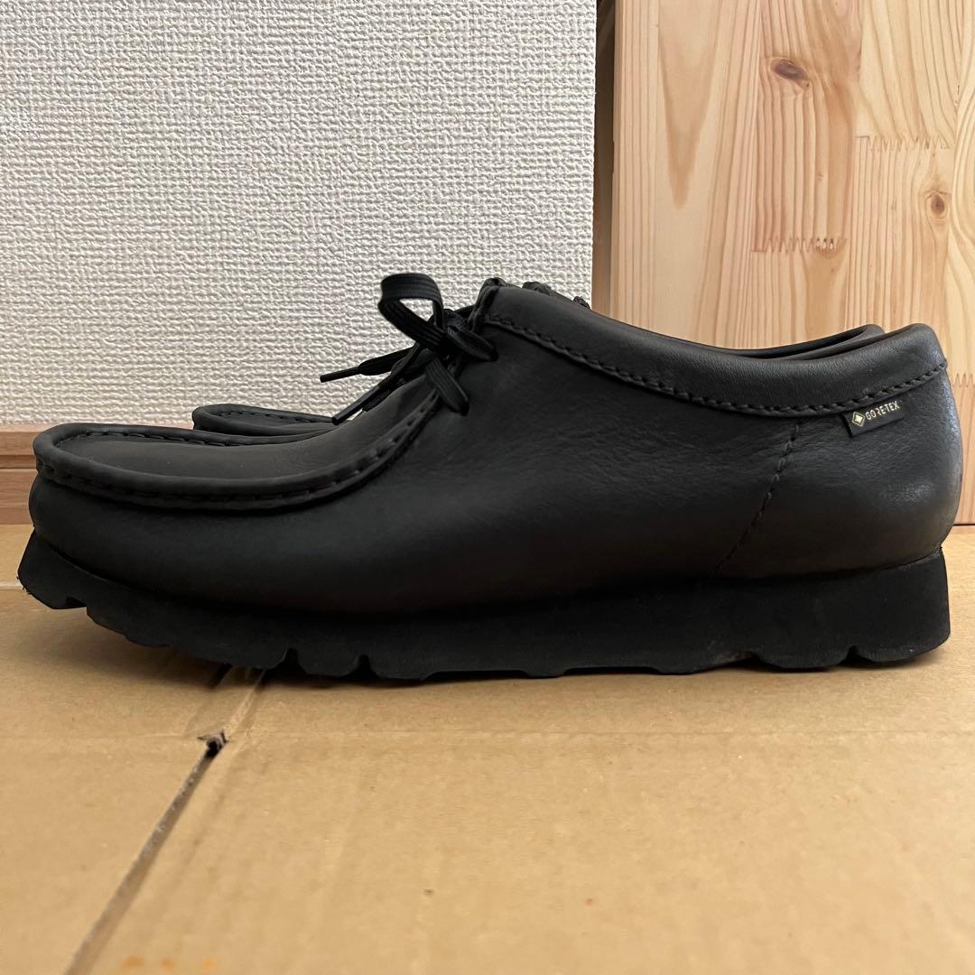 CLARKS WallabeeGTX GORE-TEX レザー ブラック UK8