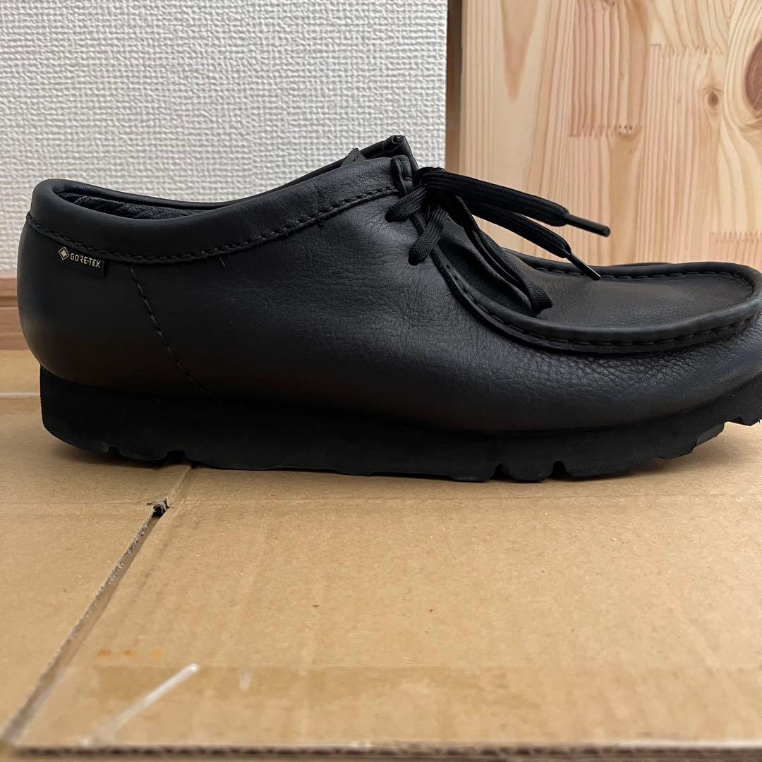CLARKS WallabeeGTX GORE-TEX レザー ブラック UK8
