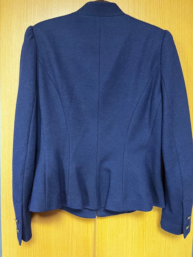 Polo Ralph Lauren ネイビー ノーカラージャケット サイズ4