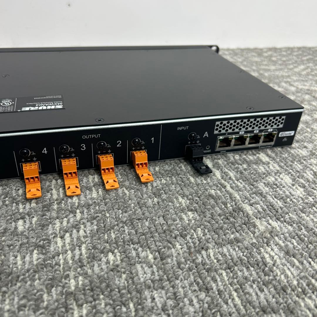 SHURE MXWANI4 オーディオネットワークインターフェース