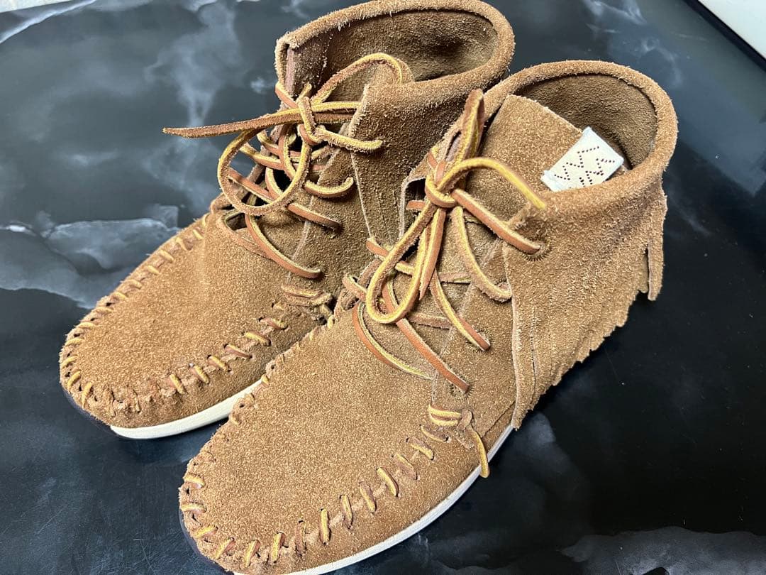 靴 VISVIM YUCCA MOC SHAMAN VEG SUEDE US8