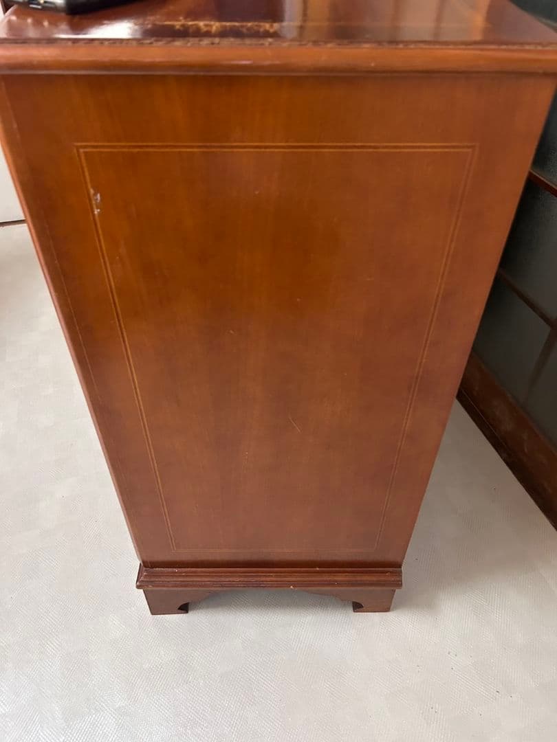 イタリア 象嵌 4段チェスト サイドボード アンティーク