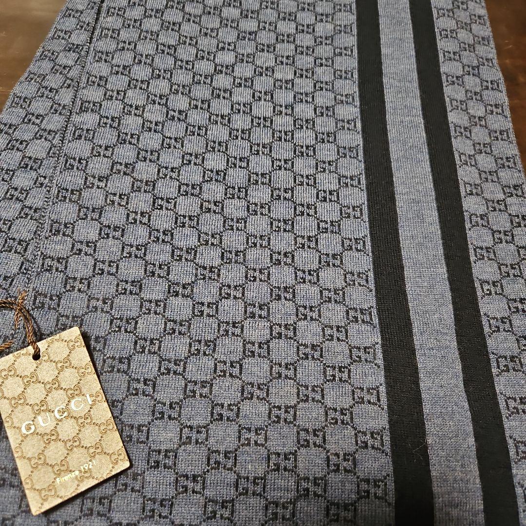 鈴木ゆうゆう　GUCCI　リバーシブルマフラー