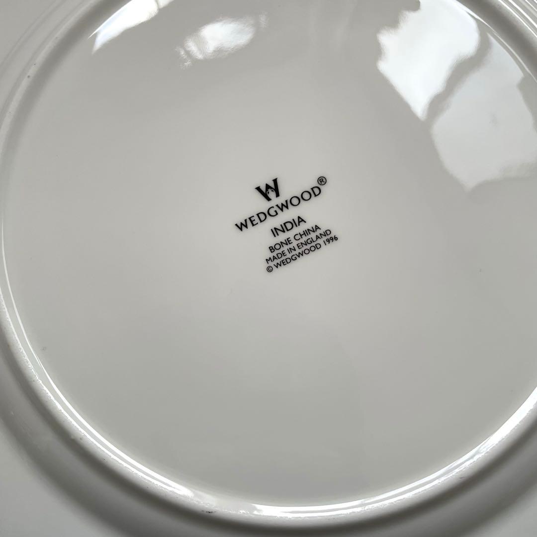 希少WEDG WOODインディア グリーン27cm ディナープレート2枚セット