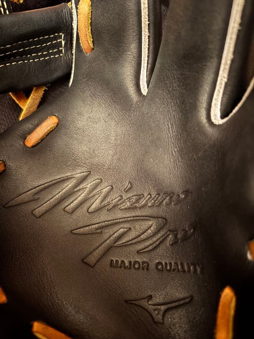 Mizuno Pro硬式グローブ ブラック/タン