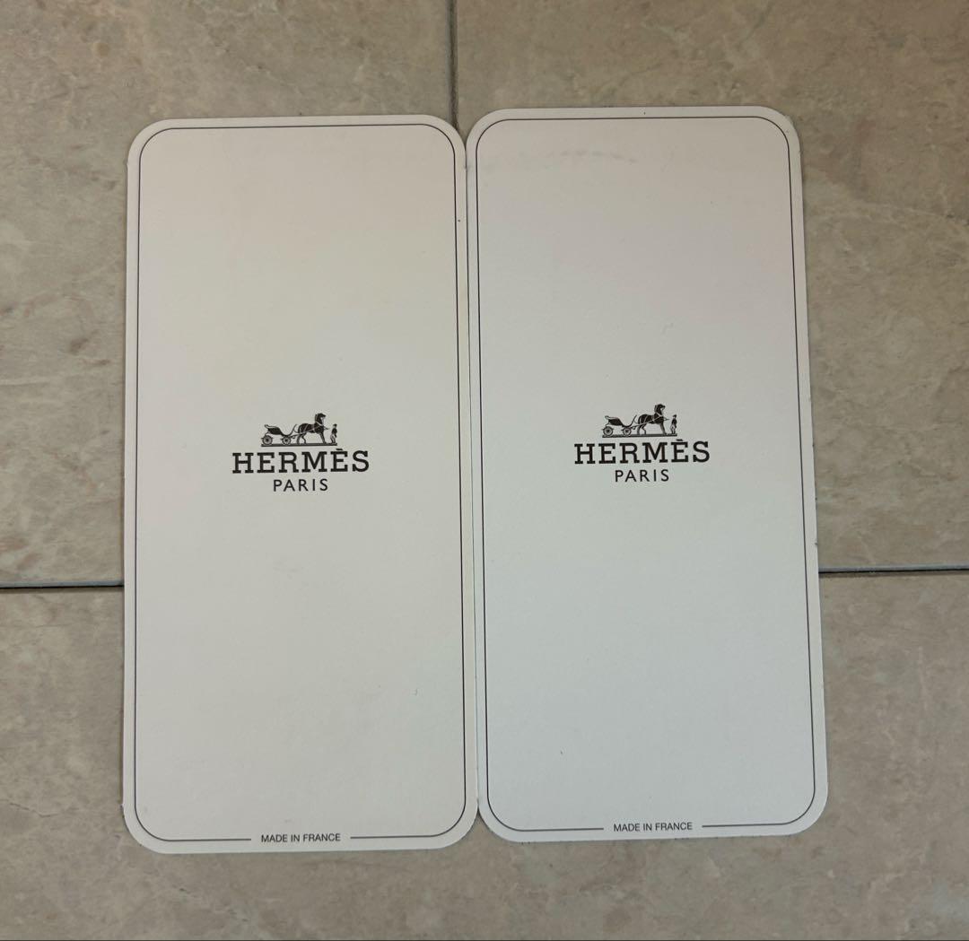 HERMES ブラック レザー手袋 レディース