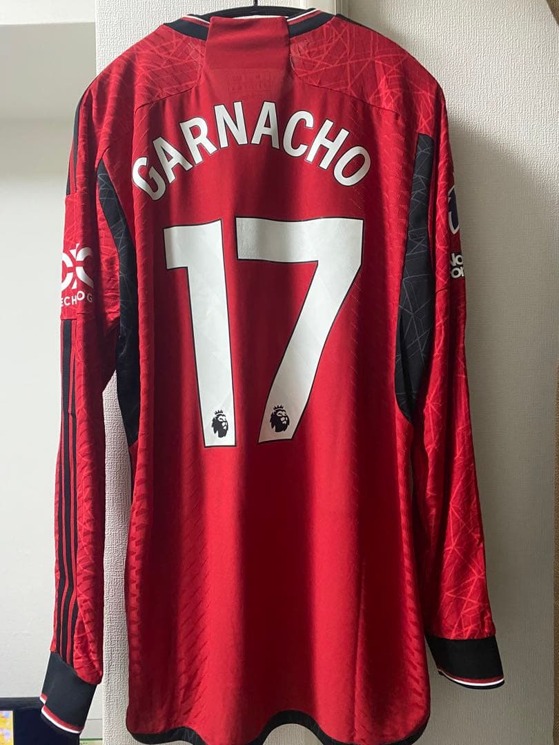 マンチェスターユナイテッド23-24 ガルナチョ長袖オーセンティックユニフォーム