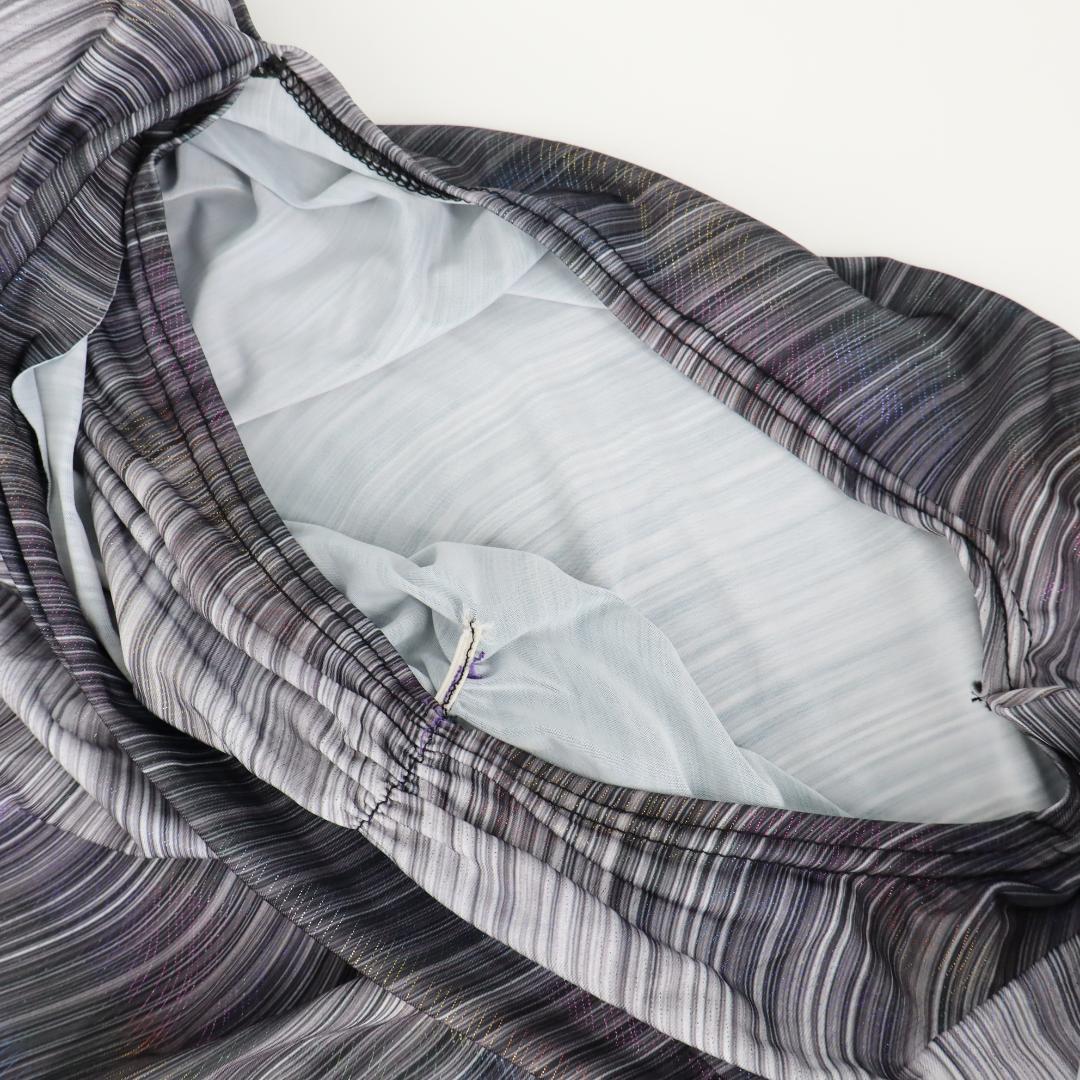 【社交ダンス衣装】ブラックシースルーフリル INIZIO ラテンドレス