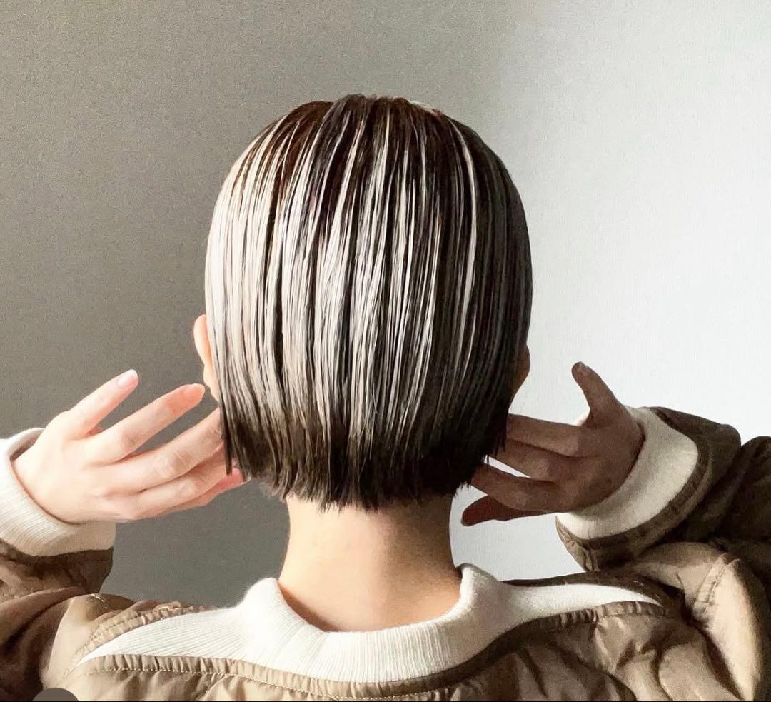 m.u × PRE_QUILTING LONG PULLOVER BEGE