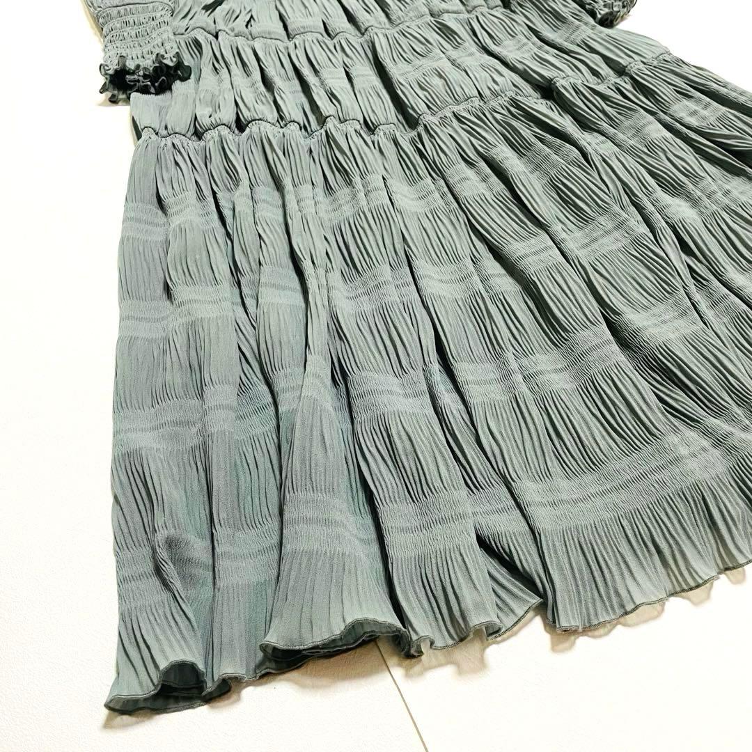 AMERI シャーリング ロングワンピース Ameri VINTAGE デザイン