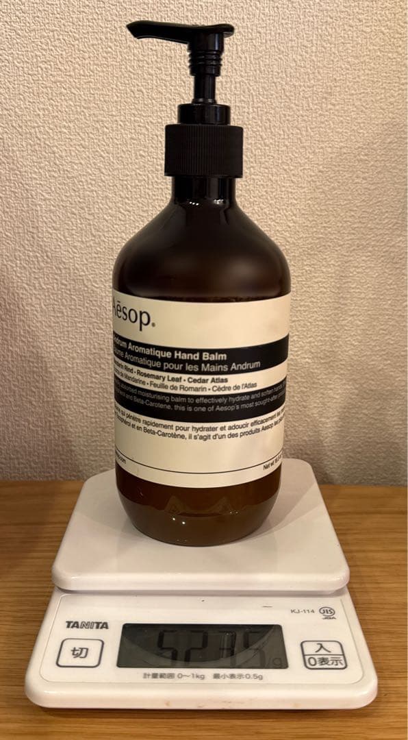 イソップ アンドラム アロマティックハンドバーム 500ml