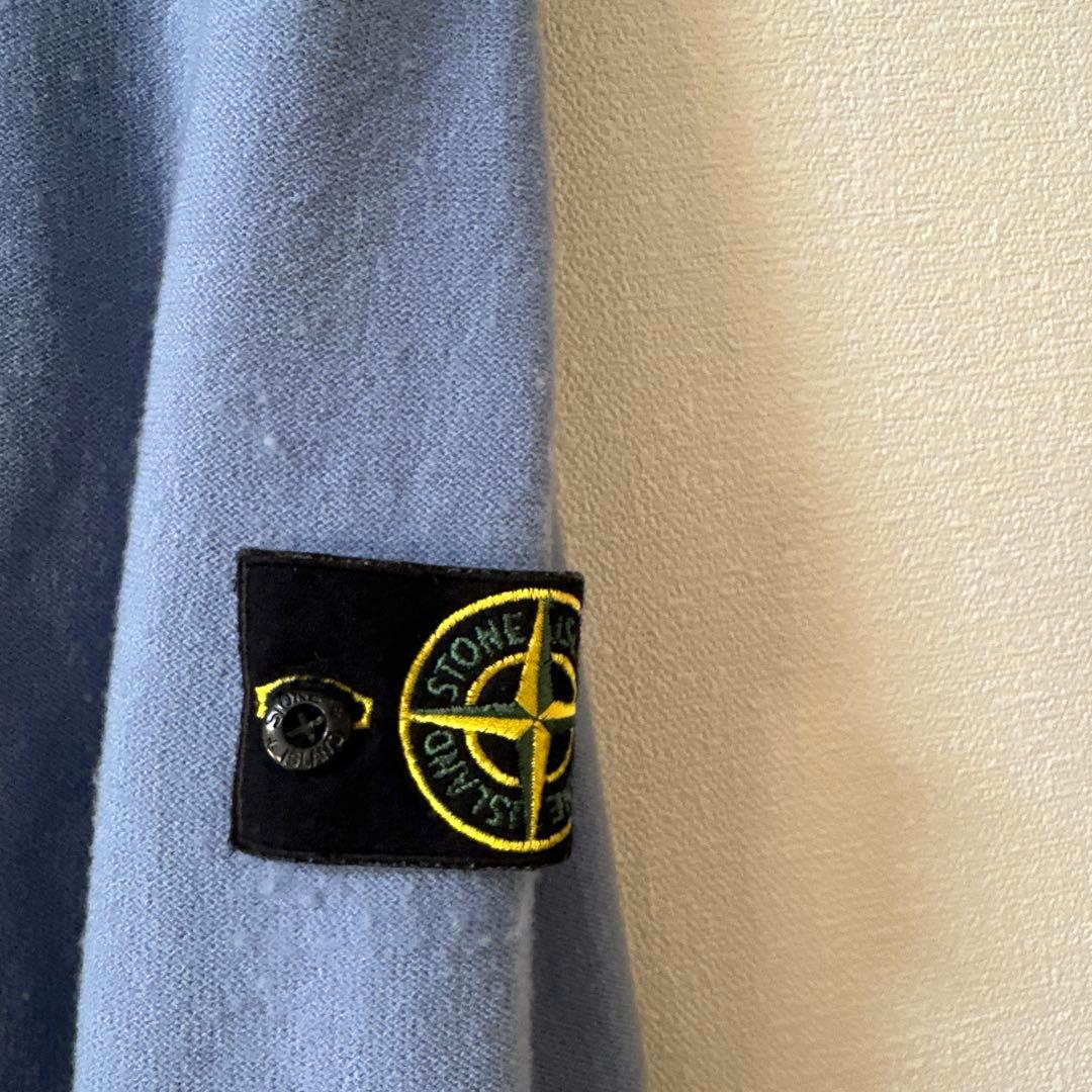 STONE  ジップアップニット ドライバーズニット ブルー