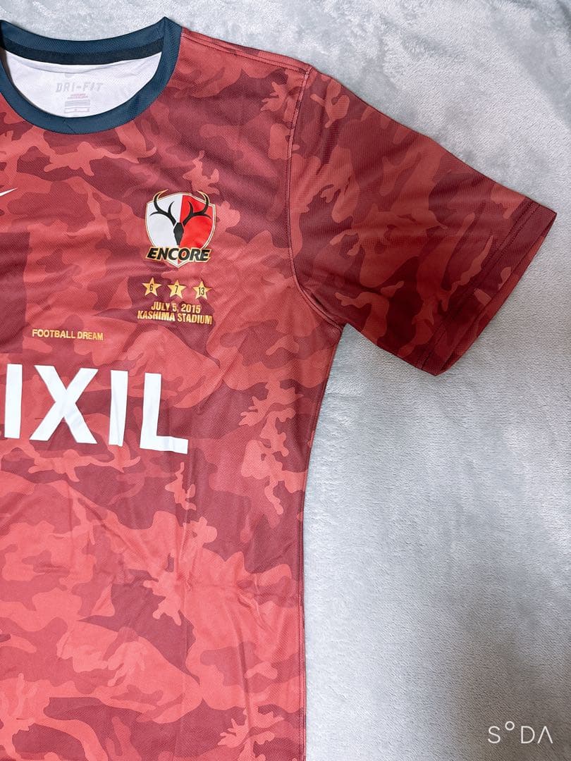 鹿島アントラーズ 中田浩二 柳沢敦 新井場徹 引退試合 ユニフォーム Lサイズ