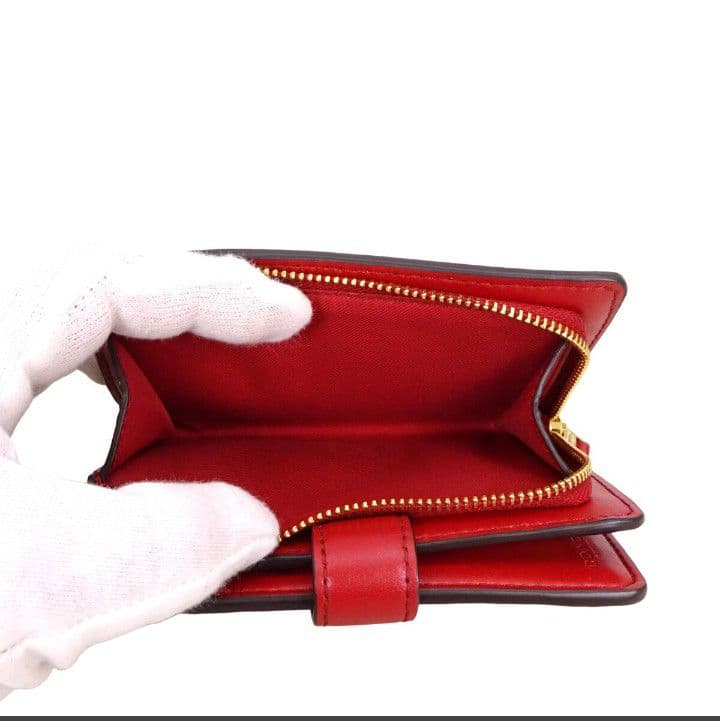 新品未使用コーチ二つ折り財布ブラウンシグネチャーL字レディースメンズ送料無料