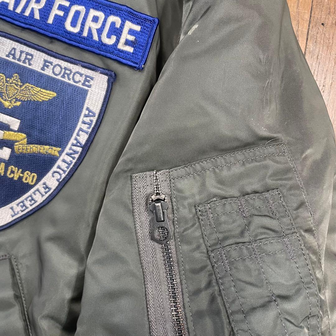 ALPHA アルファ MA-1 1968復刻 アメリカ製 L 米国製 トップガン