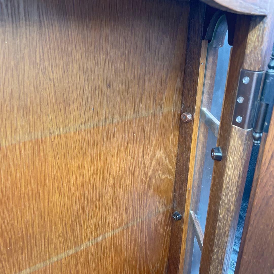 デ*シ様 ヴィンテージ木製アーチ型キャビネット