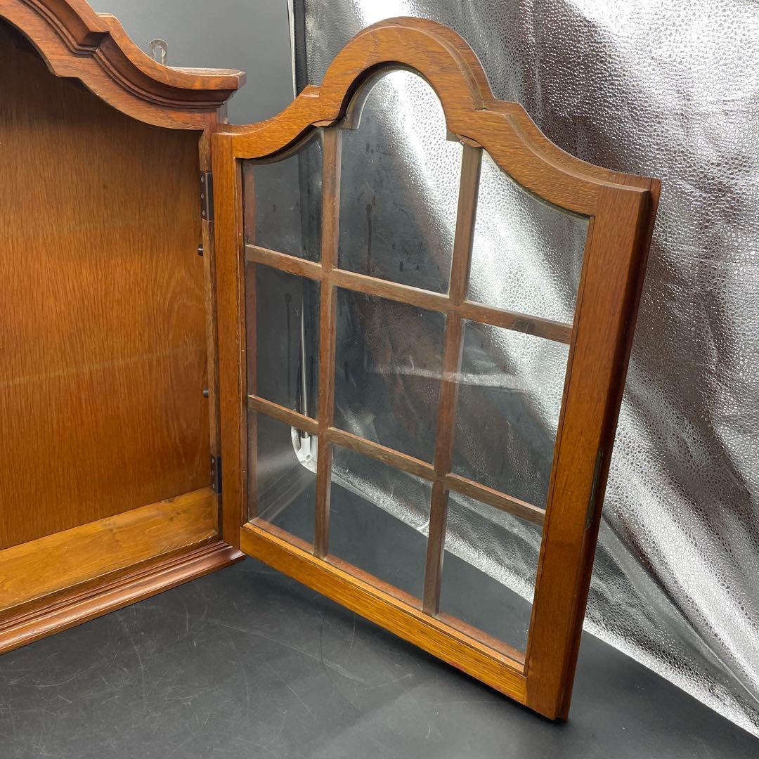 デ*シ様 ヴィンテージ木製アーチ型キャビネット