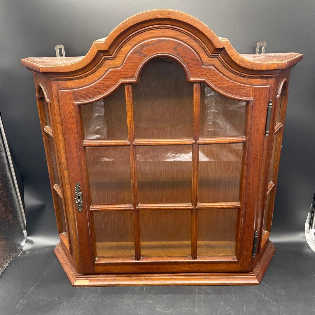 デ*シ様 ヴィンテージ木製アーチ型キャビネット