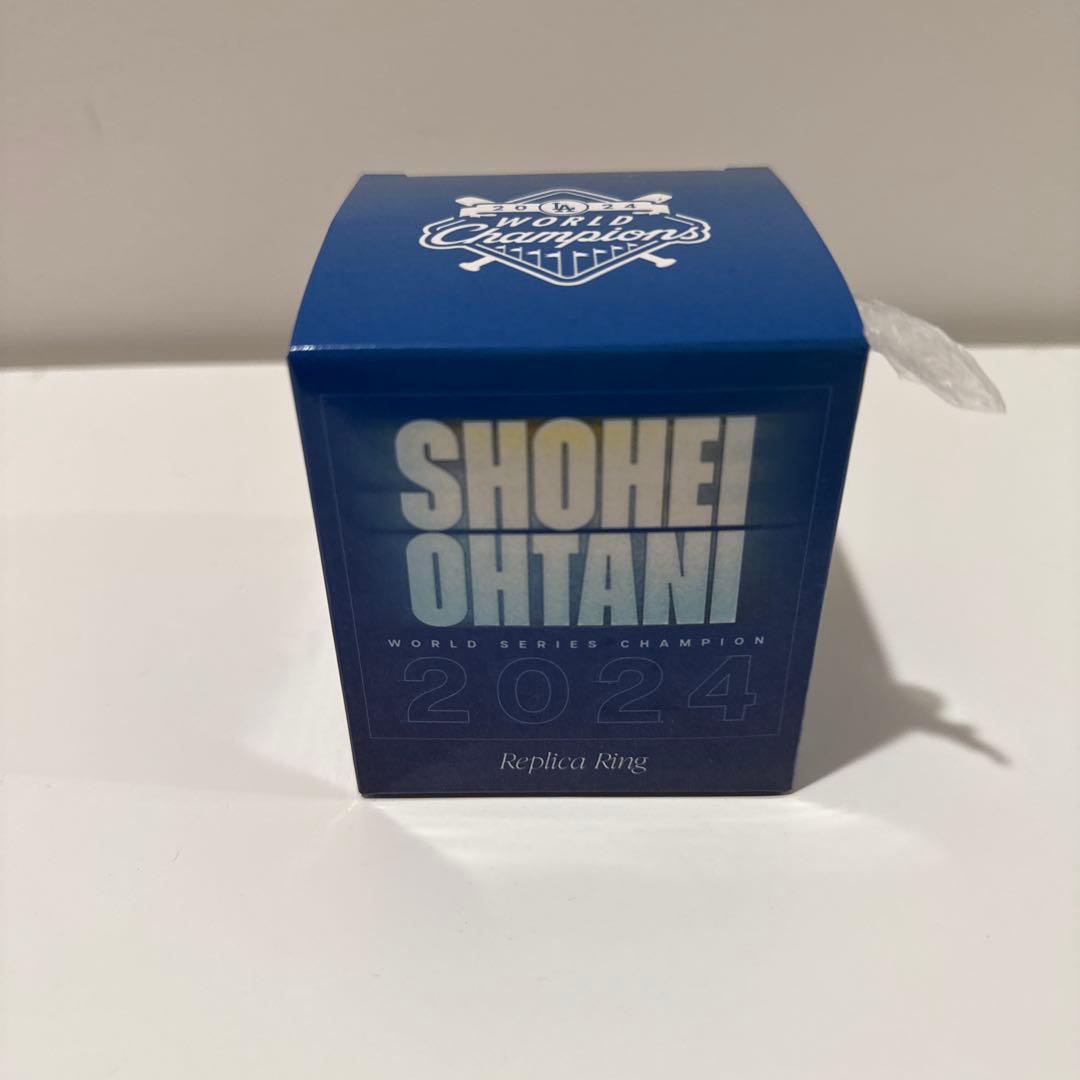 大谷翔平　ドジャース　優勝リング