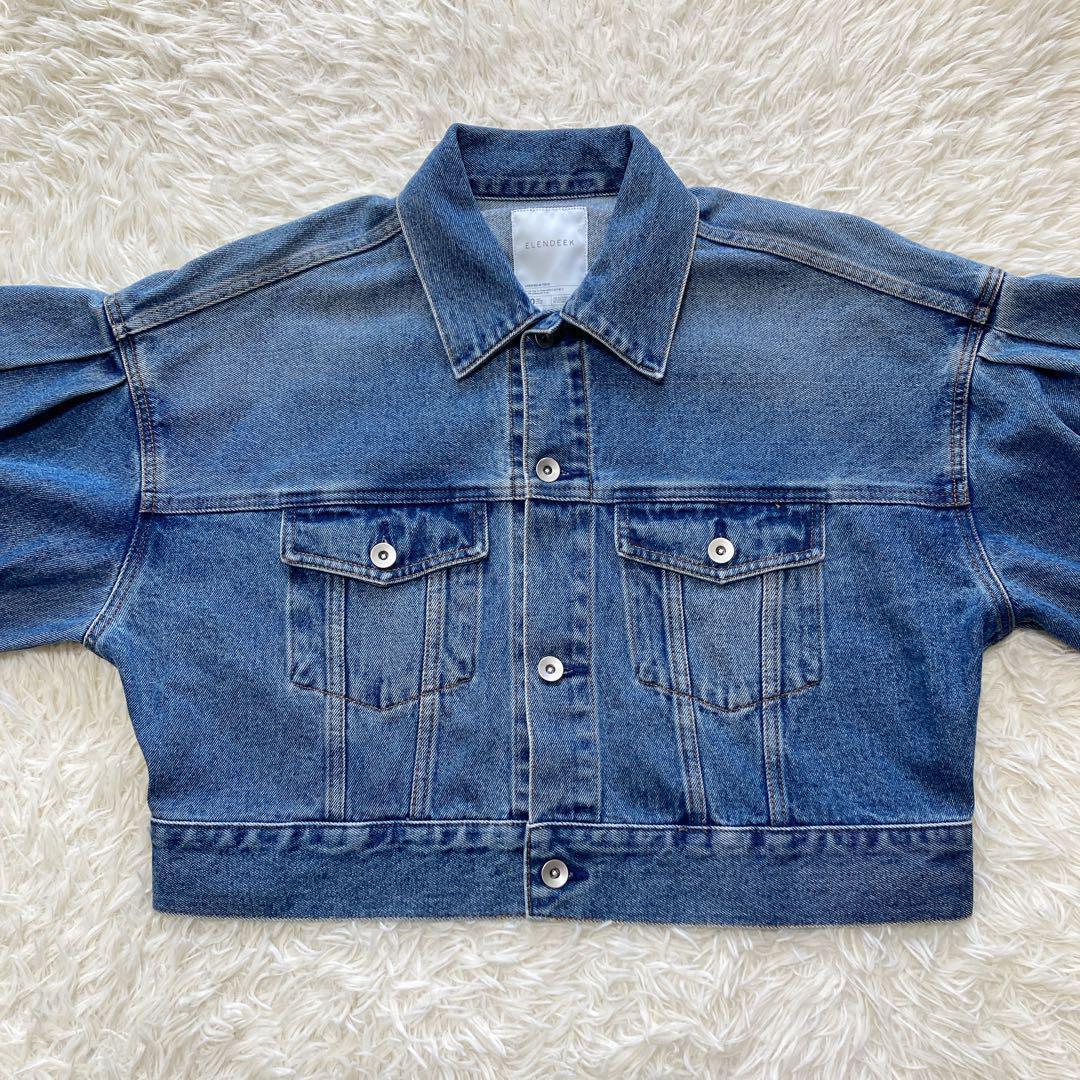 極美品✨ ELENDEEK ボリュームスリーブデニムジャケット