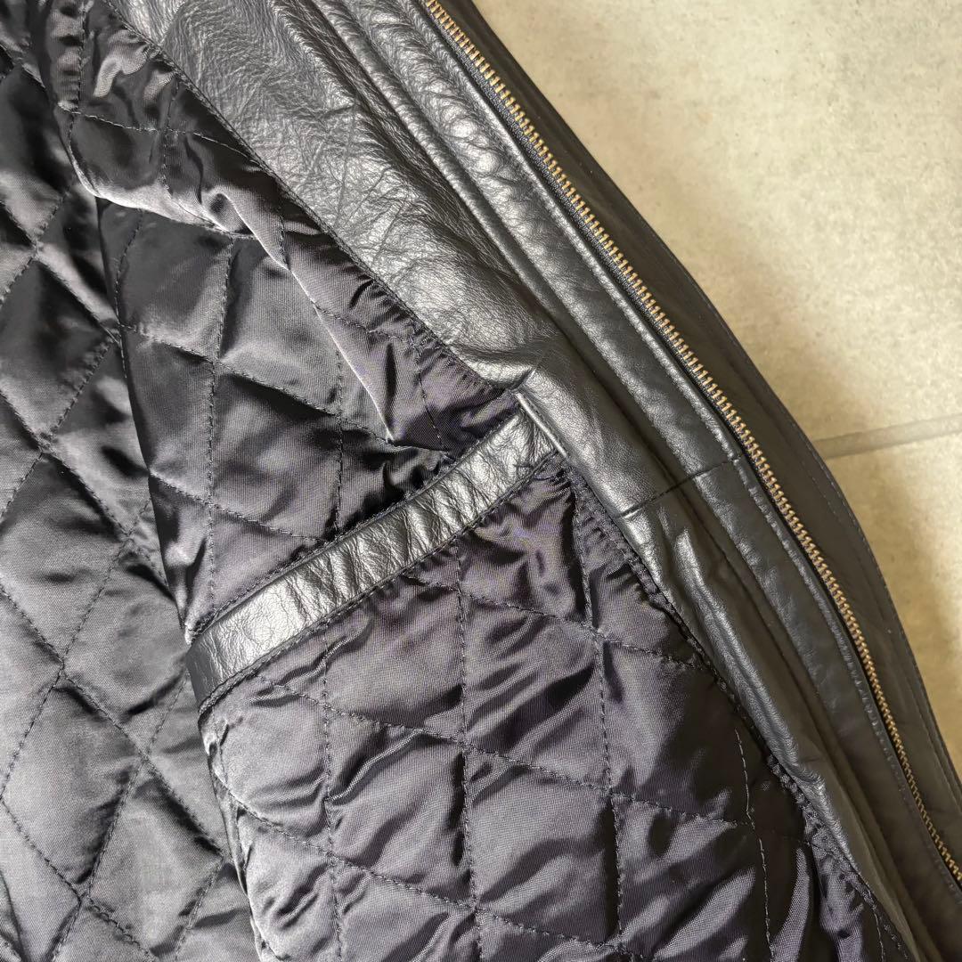 レザージャケット　A-2　フライト　ボンバージャケット　短丈　本革　牛革　90s