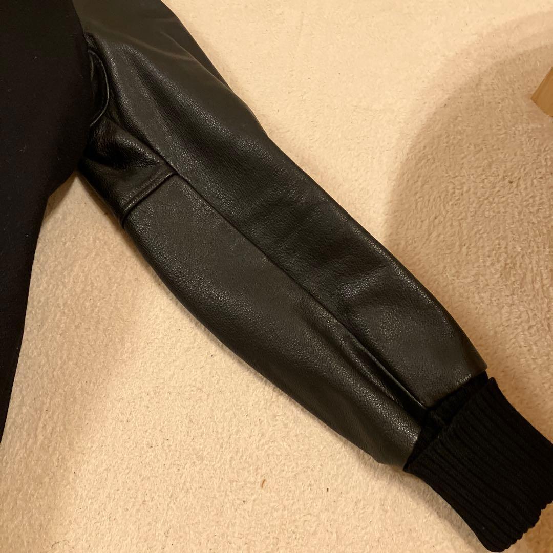 SKOOKUM LETTERMAN スタジャン 黒