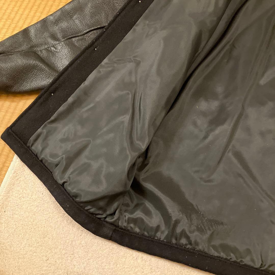 SKOOKUM LETTERMAN スタジャン 黒