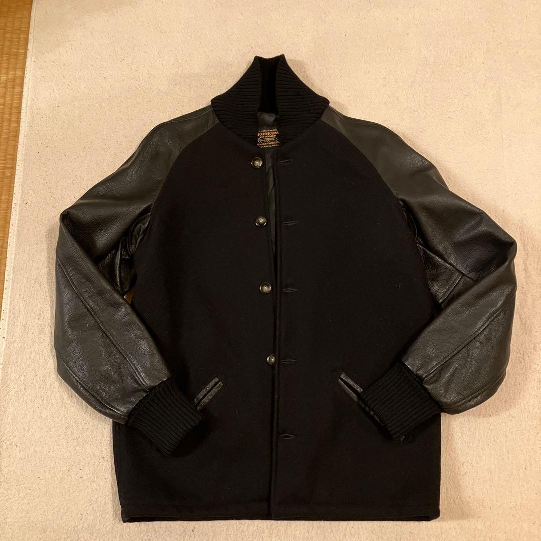 SKOOKUM LETTERMAN スタジャン 黒