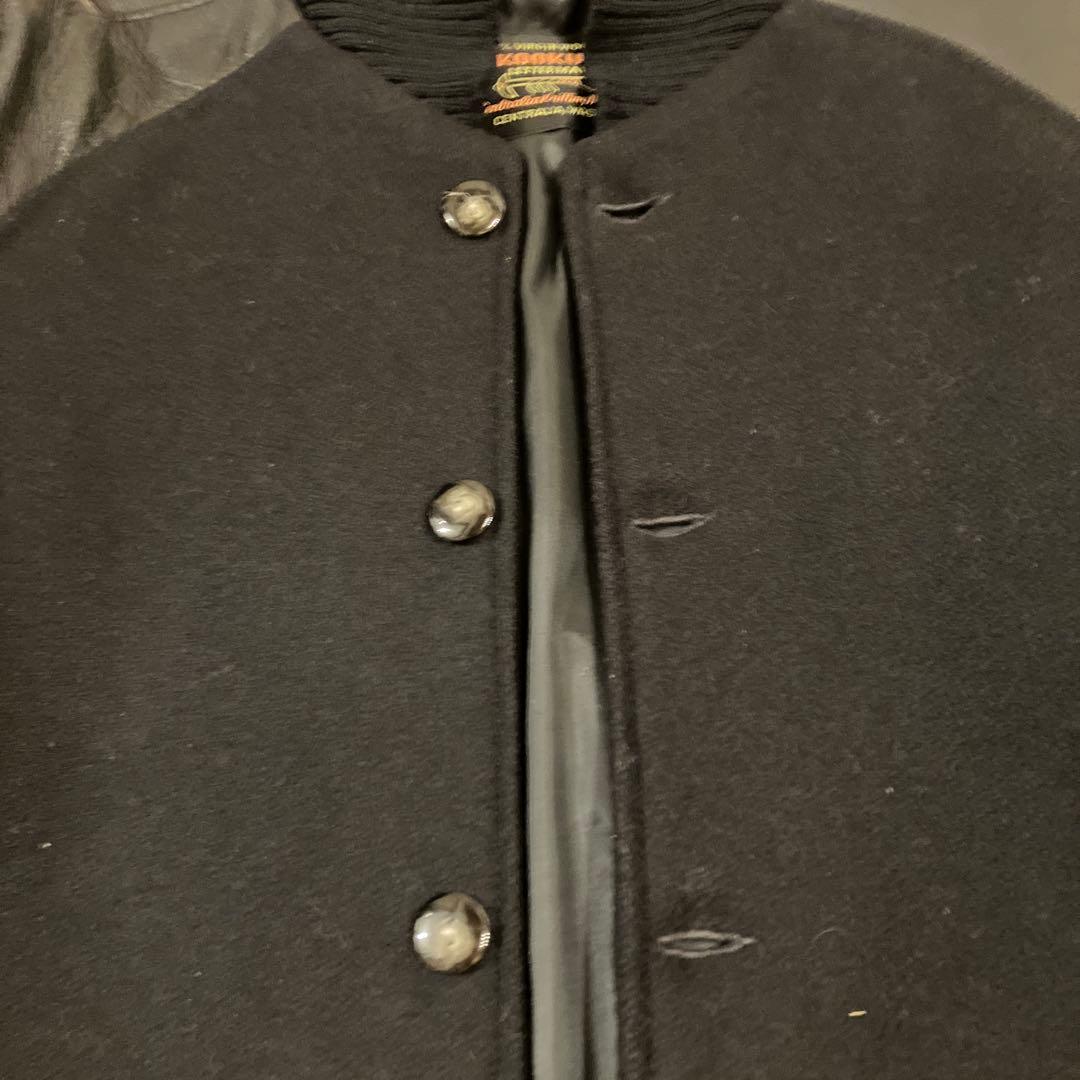 SKOOKUM LETTERMAN スタジャン 黒