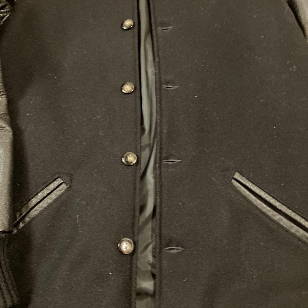 SKOOKUM LETTERMAN スタジャン 黒